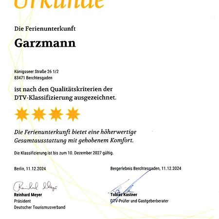 Ferienwohnung Garzmann Берхтесгаден Экстерьер фото